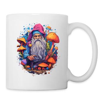 Mushroom | Fantasy Pilze Wald Natur Goa Festival - Tasse - Weiß - Rechts