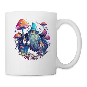 Mushroom | Fantasy Pilze Wald Natur Goa Festival - Tasse - Weiß - Rechts