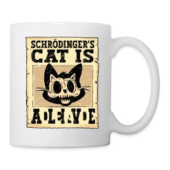 Schrödinger's Cat is Dead and Alive - Tasse - Weiß - Rechts