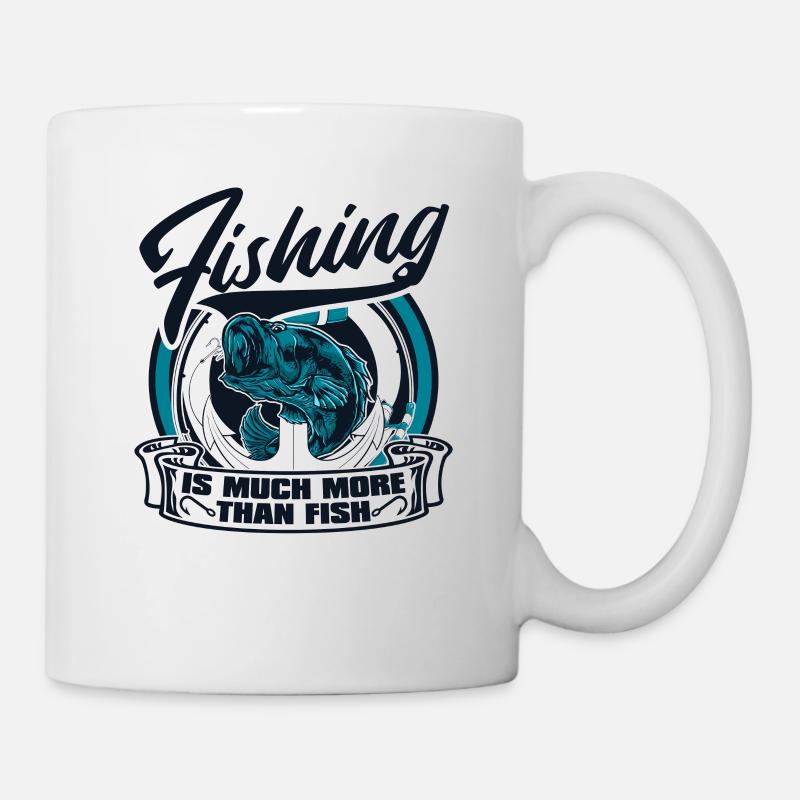 La pêche, c’est bien plus que du poisson Fliegenfischer - Mug blanc - blanc