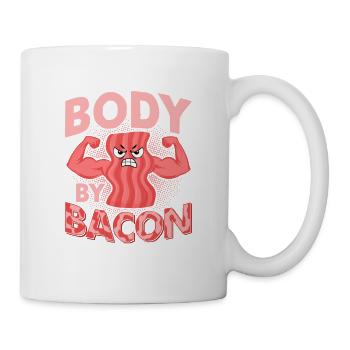 Body By Bacon Pig Meat Ham - Mug - white - Right