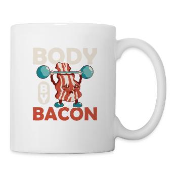 Body By Bacon Ham Pig Meat - Mug - white - Right