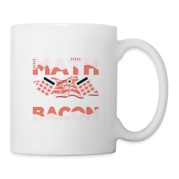 J’ai fait le calcul La réponse est le bacon, la viande de porc, le jambon - Mug blanc - blanc - Droite