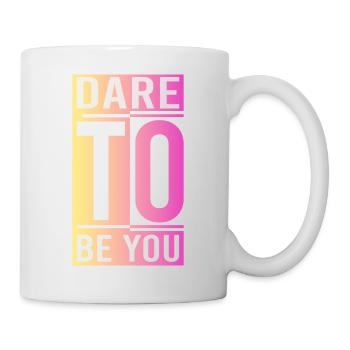 Soyez vous-même ! Confiance en soi, pensée positive, motivation - Mug blanc - blanc - Droite