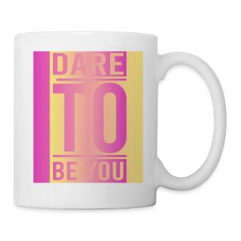 Soyez vous-même ! Confiance en soi, pensée positive, motivation - Mug blanc - blanc - Droite