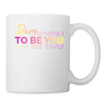 Soyez vous-même ! Confiance en soi, pensée positive, motivation - Mug blanc - blanc - Droite