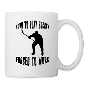 Joueur de hockey sur glace Équipe de hockey sur glace Fan de hockey sur glace - Mug blanc - blanc - Droite