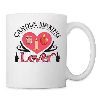 Amateur de fabrication de bougies - Mug blanc - blanc - Droite