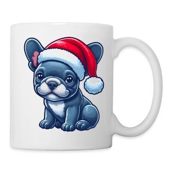 Cute Frenchie The Santa Claus - Mug - white - Right