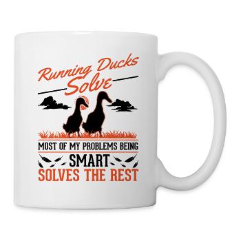 Indian Runner Duck Gift Running Duck - Mug - white - Right