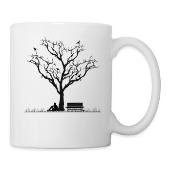 Solitude Is The Best Company | Motivational Art - Mug - white - Right