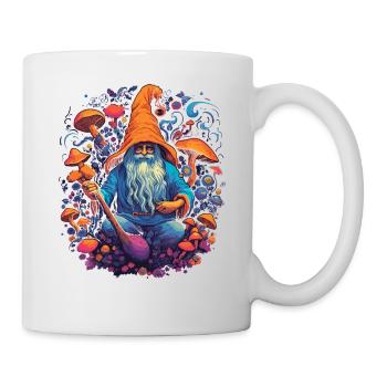 Mushroom Weihnachtsmann| Fantasy Pilze Natur Goa - Tasse - Weiß - Rechts