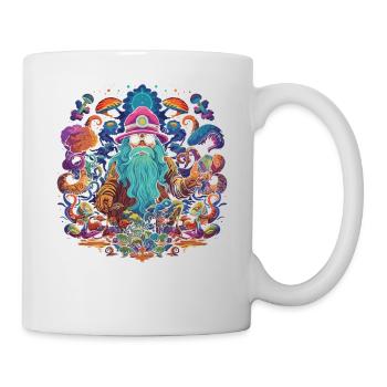 Mushroom | Fantasy Pilze Wald Natur Goa Festival - Tasse - Weiß - Rechts