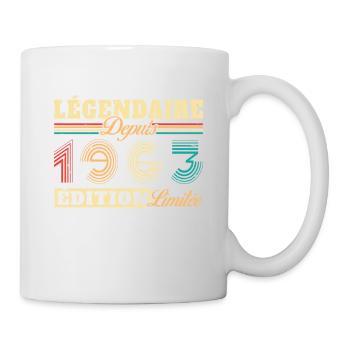 Légendaire Depuis 1963 - Mug blanc - blanc - Droite