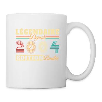 Légendaire Depuis 2004 - Mug blanc - blanc - Droite