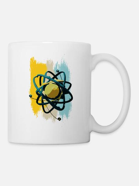 Atomkern - Tasse - Weiß