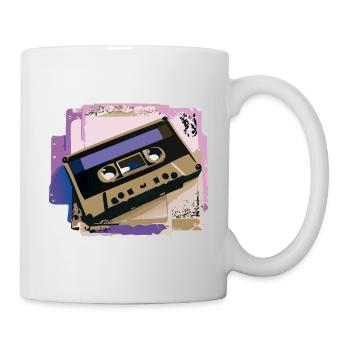 Kassette - Tasse - Weiß - Rechts