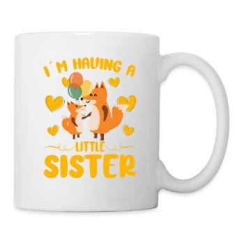 Baby Sister Reveal In Having A Little Sister Fox - Mug - white - Right