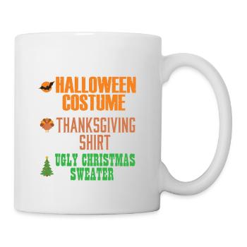 Due To Inflation This Is My Halloween - Tasse - Weiß - Rechts