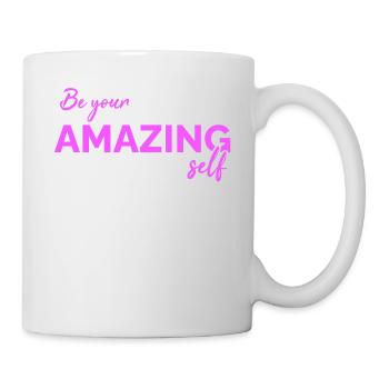 Soyez vous-même ! Confiance en soi, pensée positive, motivation - Mug blanc - blanc - Droite