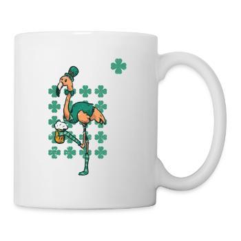 Irish Flamingo Green Bird St Patrick's Day - Mug - white - Right