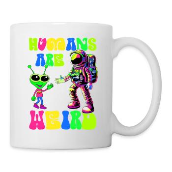 Extraterrestre, OVNI, UAP, espace, Objet volant spatial - Mug blanc - blanc - Droite