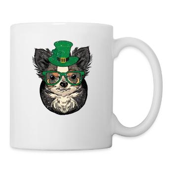 Propriétaire d’un chien mexicain chihuahua irlandais - Mug blanc - blanc - Droite