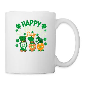 Drei Gnome Irish Shamrock St Patricks Day Lucky - Tasse - Weiß - Rechts