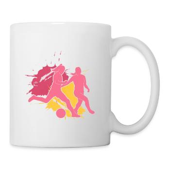 Women's Soccer, Women's Soccer, Women's Soccer - Mug - white - Right