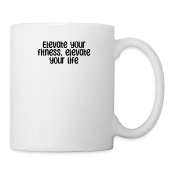 Fitness - Améliorez votre forme physique, améliorez votre vie - Mug blanc - blanc - Droite