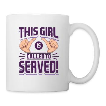 Mormon LDS Missionary This Girl is Called To Serve - Mug - white - Right