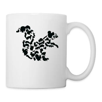 Squirrel Forrest Wildlife Animal Squirrel - Mug - white - Right