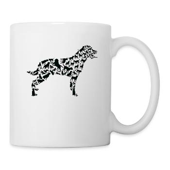 Rottweiler Dog Mom Rottweiler Dad - Mug - white - Right