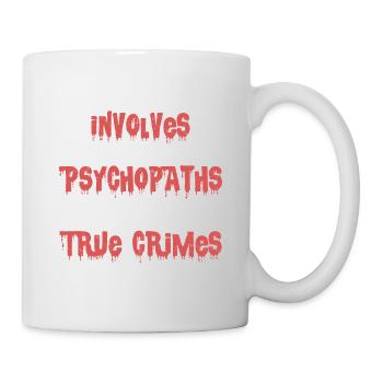 True Crime Podcast Murder Show Tueur en série - Mug blanc - blanc - Droite