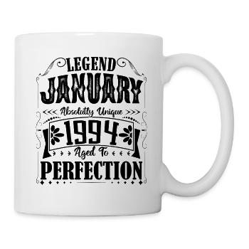 January 1994. January 1994 Birthday Gift. - Mug - white - Right