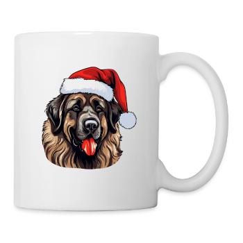 Leonberger Dog Christmas Head - Mug - white - Right