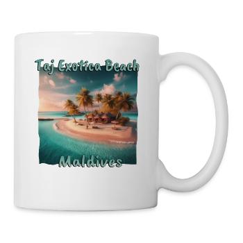 Taj Exotica Beach Maldives - Sonnenuntergang im - Tasse - Weiß - Rechts