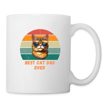 Best Cat Dad Ever - Mug - white - Right