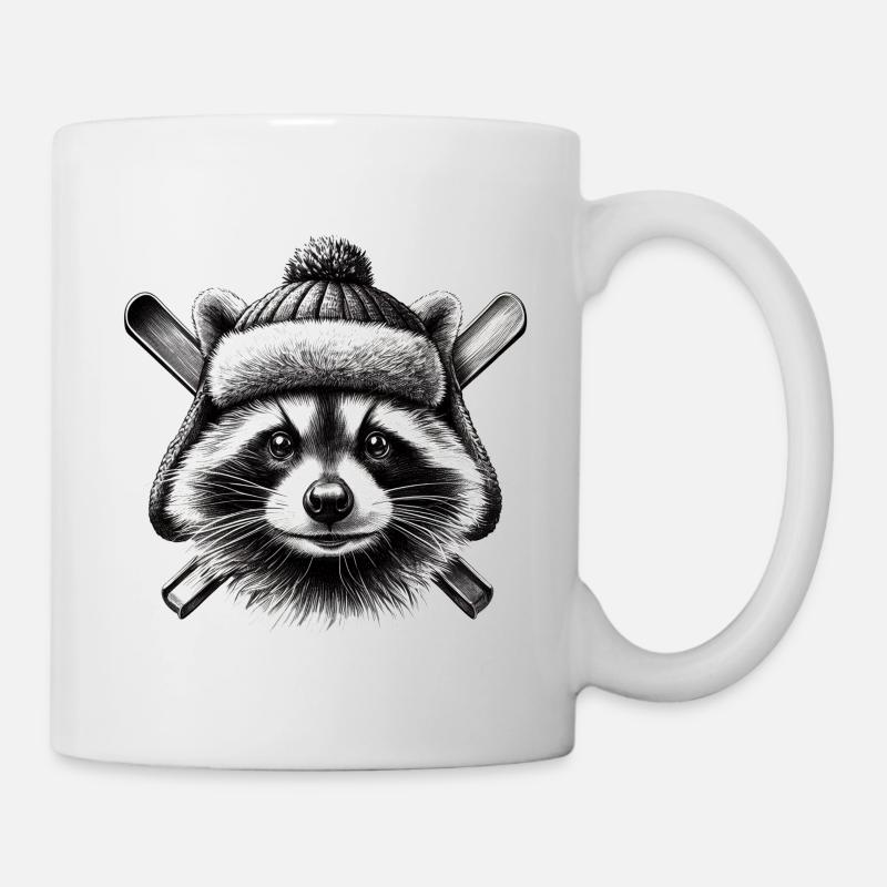 Skifahrer "Sepp" - Tasse - Weiß