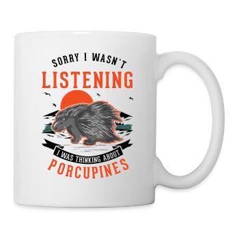 Porcupine Gift Porcupine - Mug - white - Right