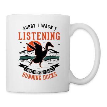 Indian Runner Duck Gift Bottle Duck - Mug - white - Right