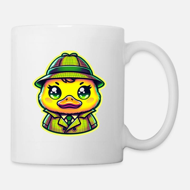 Détective Canard - Mug blanc - blanc