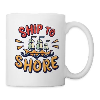 SCHIFF - Tasse - Weiß - Rechts