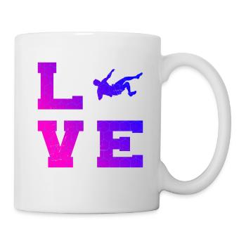 Bouldering Bouldering Women Climber - Mug - white - Right
