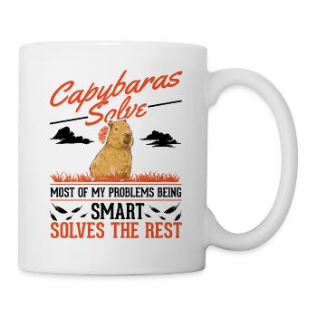 Capybara Wasserschwein Capibara - Mug - white - Right