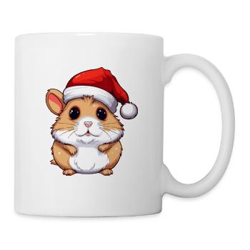 Hamster Christmas Animal Head - Mug - white - Right