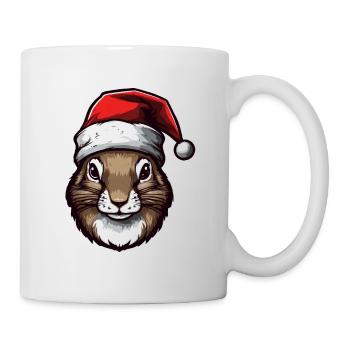 Squirrel Christmas Animal Head - Mug - white - Right