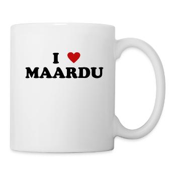 Herz Estonia Stadt - Ich Liebe Maardu - Tasse - Weiß - Rechts