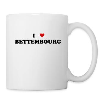Coeur de la ville de Luxembourg - J’aime Bettembourg - Mug blanc - blanc - Droite