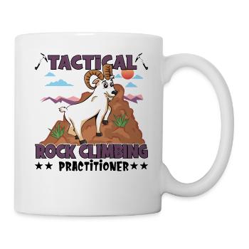 Tactical Rock Climbing Practioner - Mug - white - Right